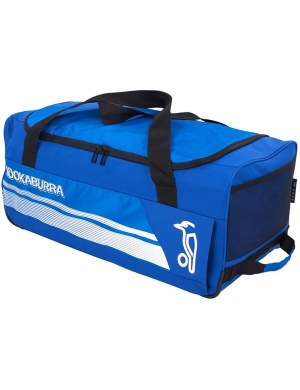 Kookaburra 9500 Wheelie Cricket Bag - Blue/White